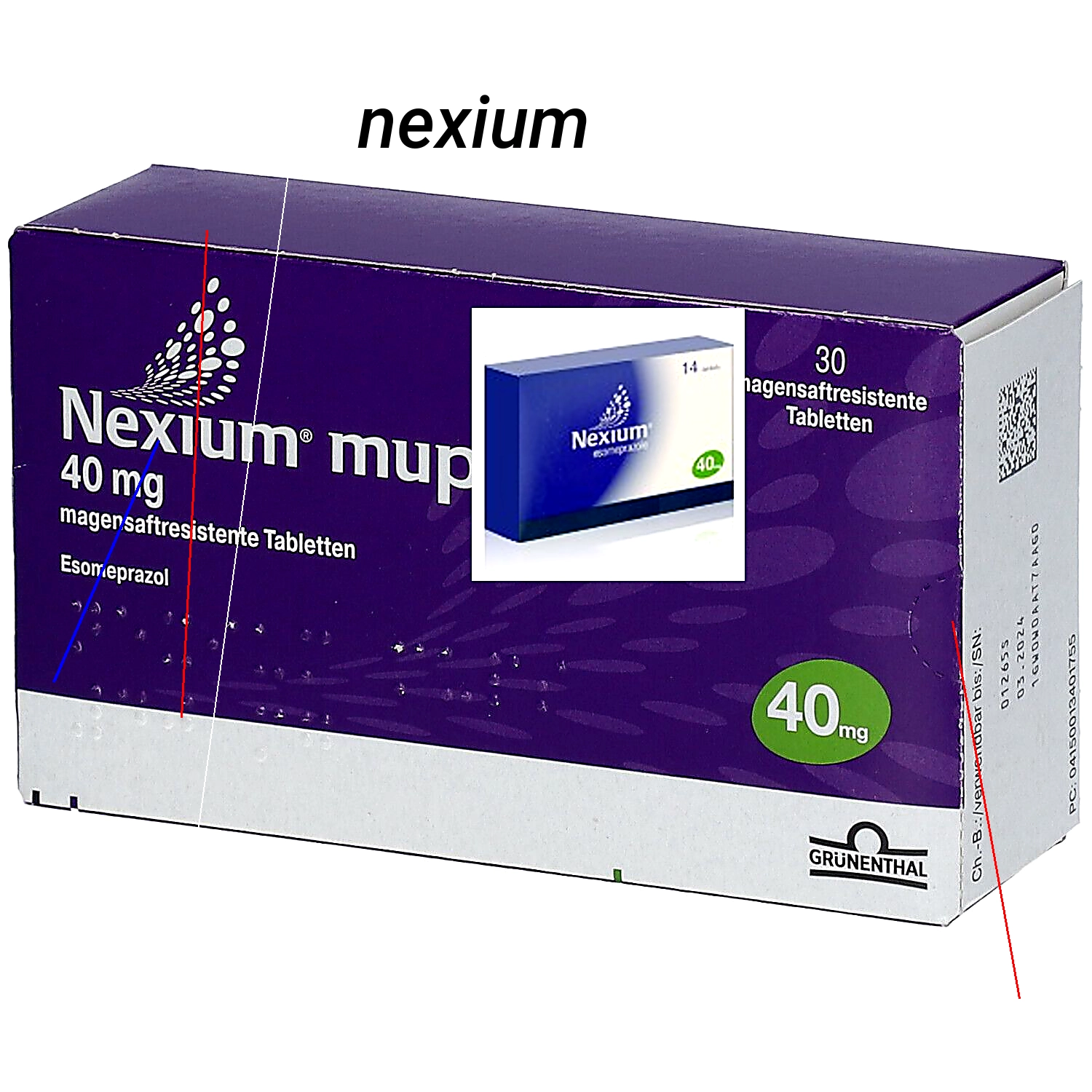 Nexium 40 mg prix